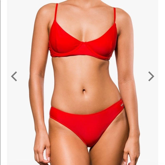 ❗️SOLD❗️Blackbough red Willow bikini top - Picture 12 of 12